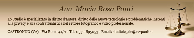 Vai al sito web dell'avvocato Maria Rosa Ponti